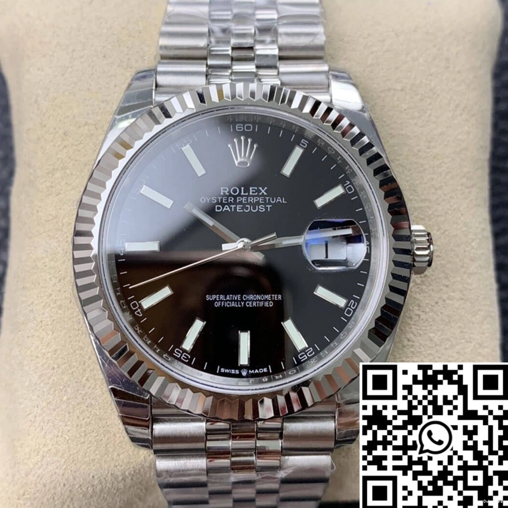 EW Factory Black Dial Datejust M126334-0018 Rolex 0220